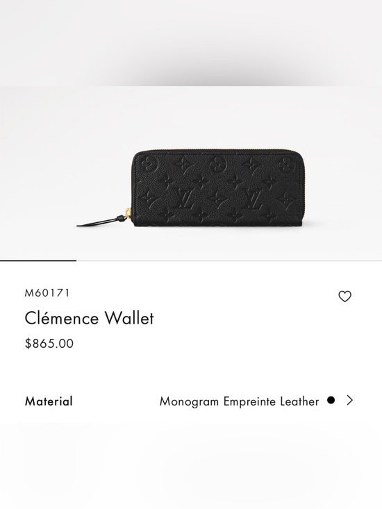 Louis Vuitton Handbags - Louis Vuitton Black Monogram Empreinte Zip-Around Wallet with Gold Hardware